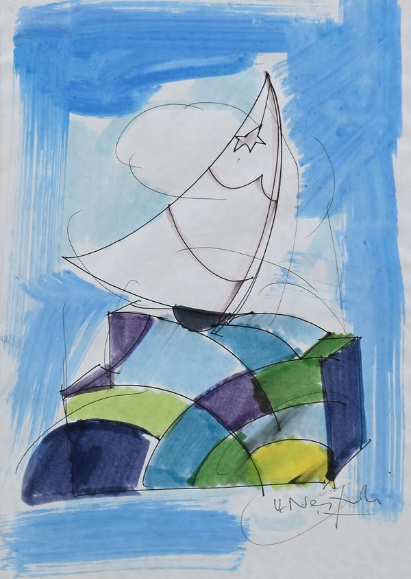 Ugo Nespolo - Senza titolo