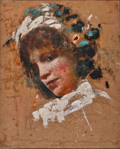 Ritratto Femminile (recto), Ritratto Maschile (verso)