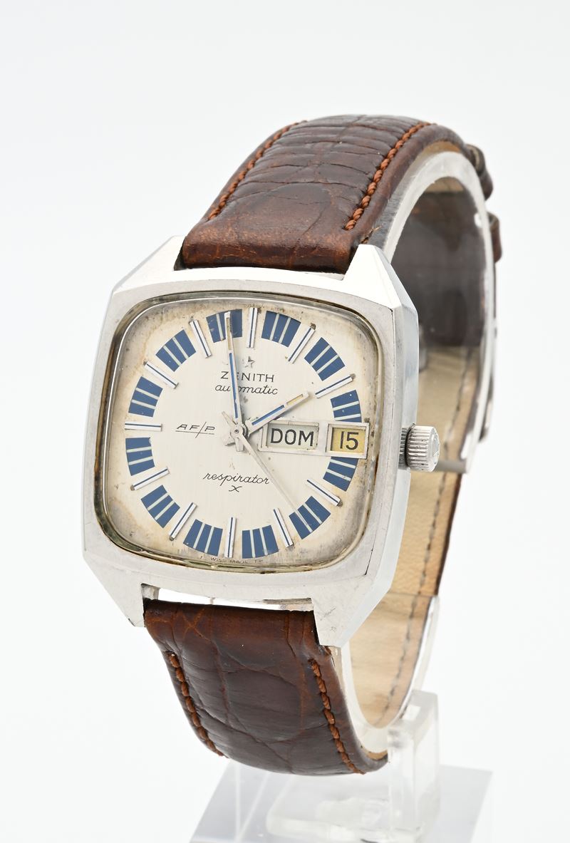 Zenith Respirator X AF/P Cal. Movado/Zenith 405 Ref. 686D743 - Orologio da polso automatico da uo...