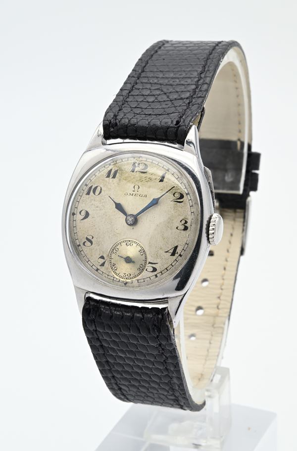 Omega  - Orologio da polso da uomo a carica meccanica in acciaio 