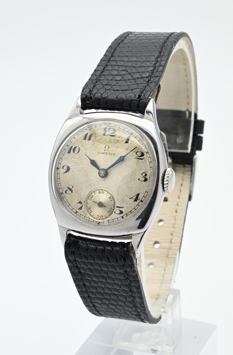 Omega - Orologio da polso da uomo a carica meccanica in acciaio