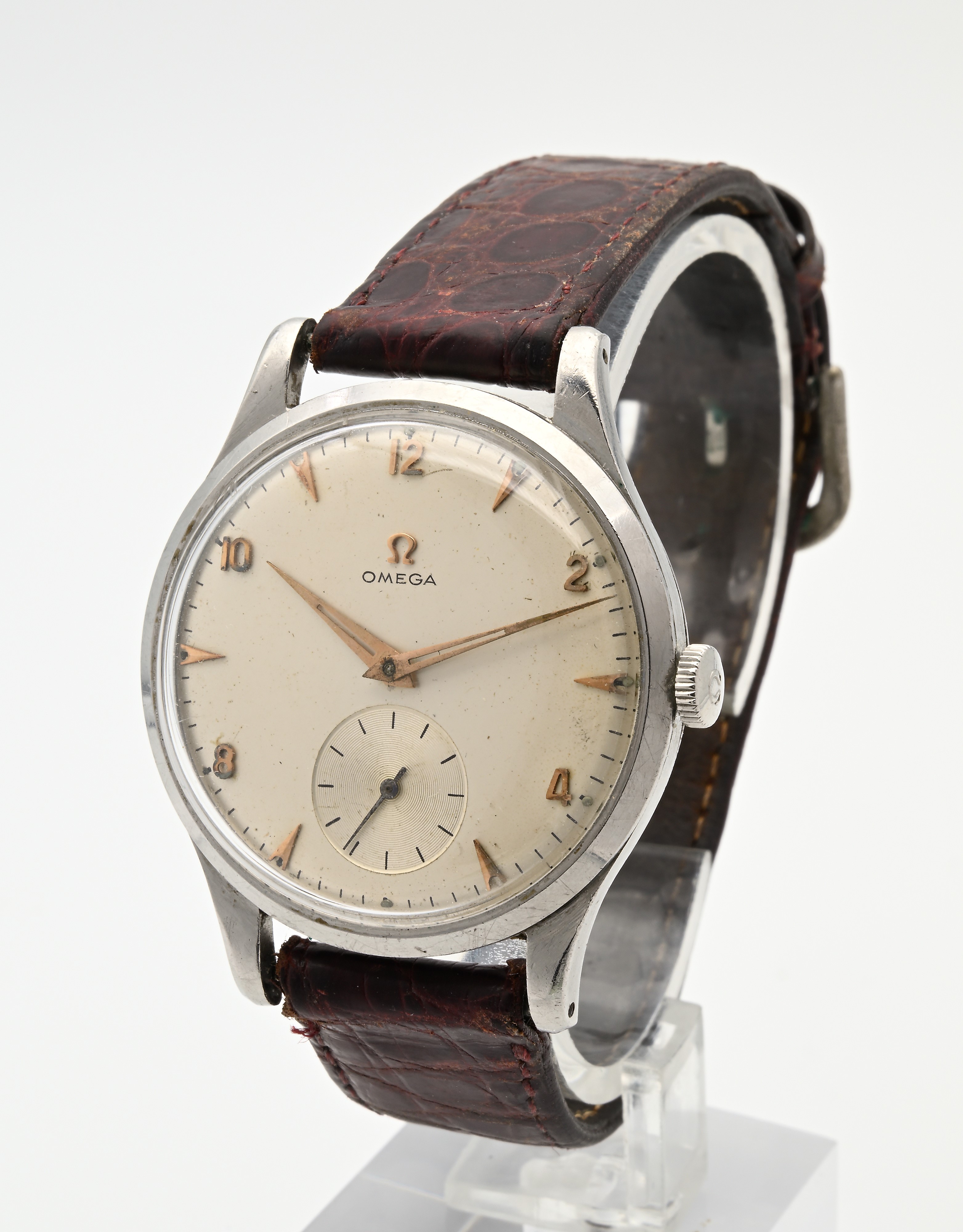 Omega Cal. 266 Ref. 260911B - Orologio da polso da uomo a carica manuale in acciaio oversize (qua...