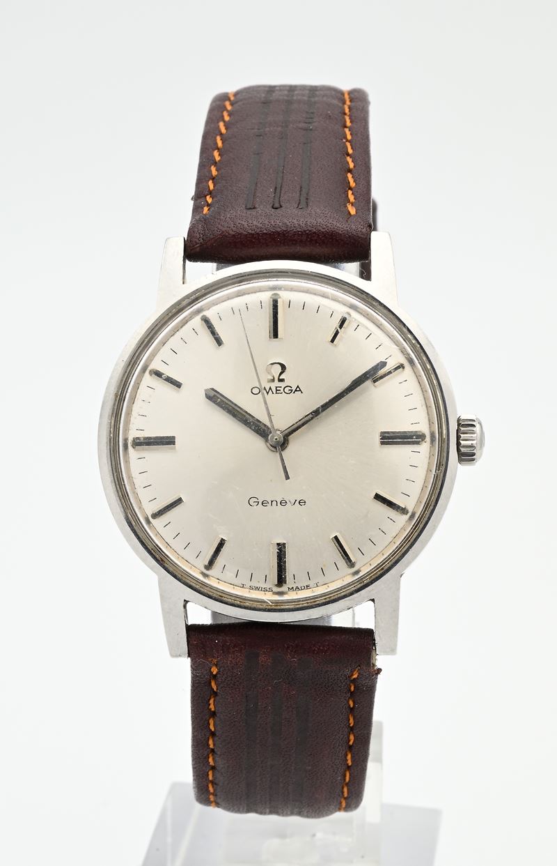 Omega Geneve Cal. 601 Ref. 135070 - Orologio da polso da uomo a carica manuale in acciaio con fon...