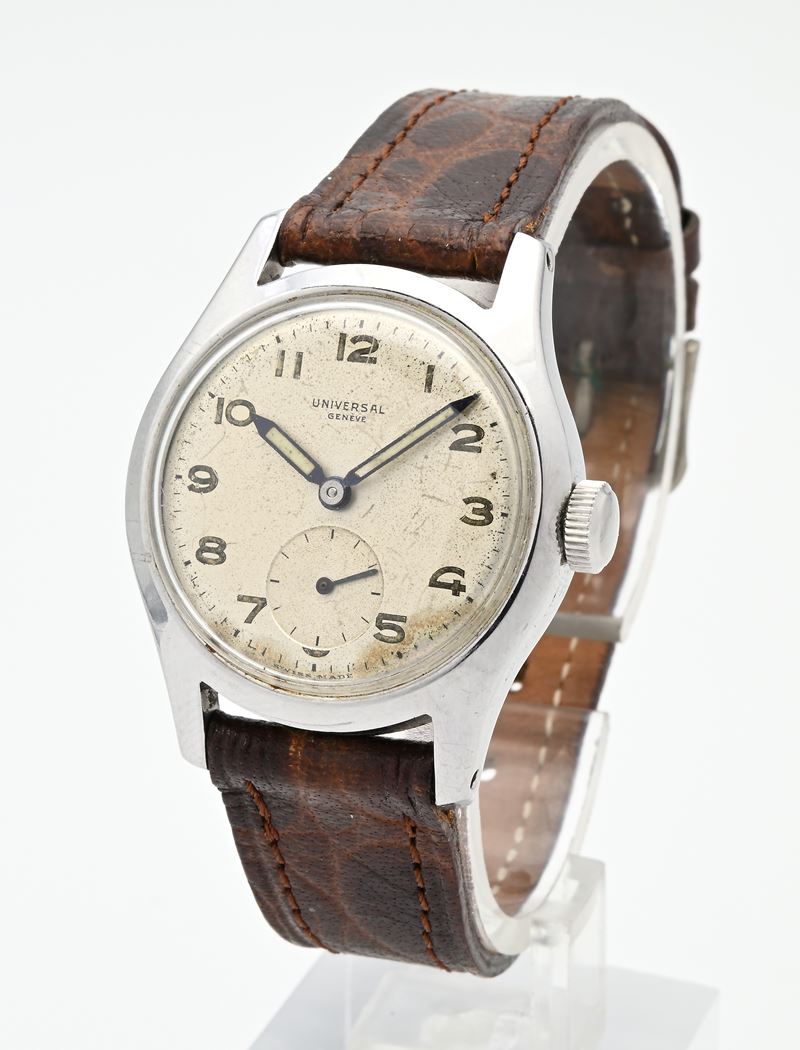 Universal Cal 260 Ref. 914761.21029 - Orologio da polso "coloniale" a carica meccanica da uomo in...