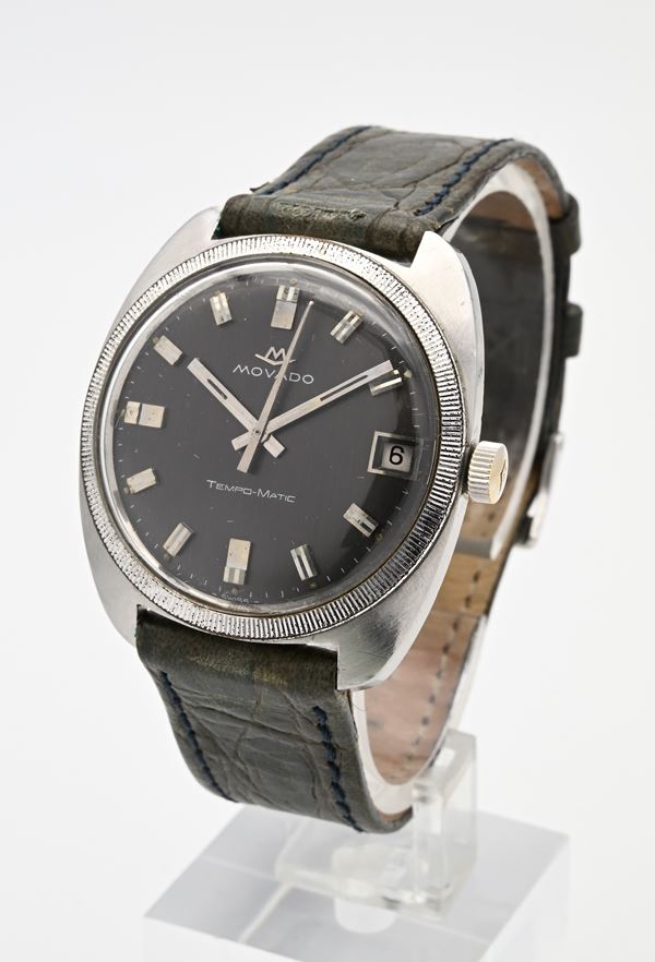 Movado Sub Sea Tempomatic 138-705-503 (Cal. 2552PC) - Orologio da polso automatico con datario da uomo in acciaio 