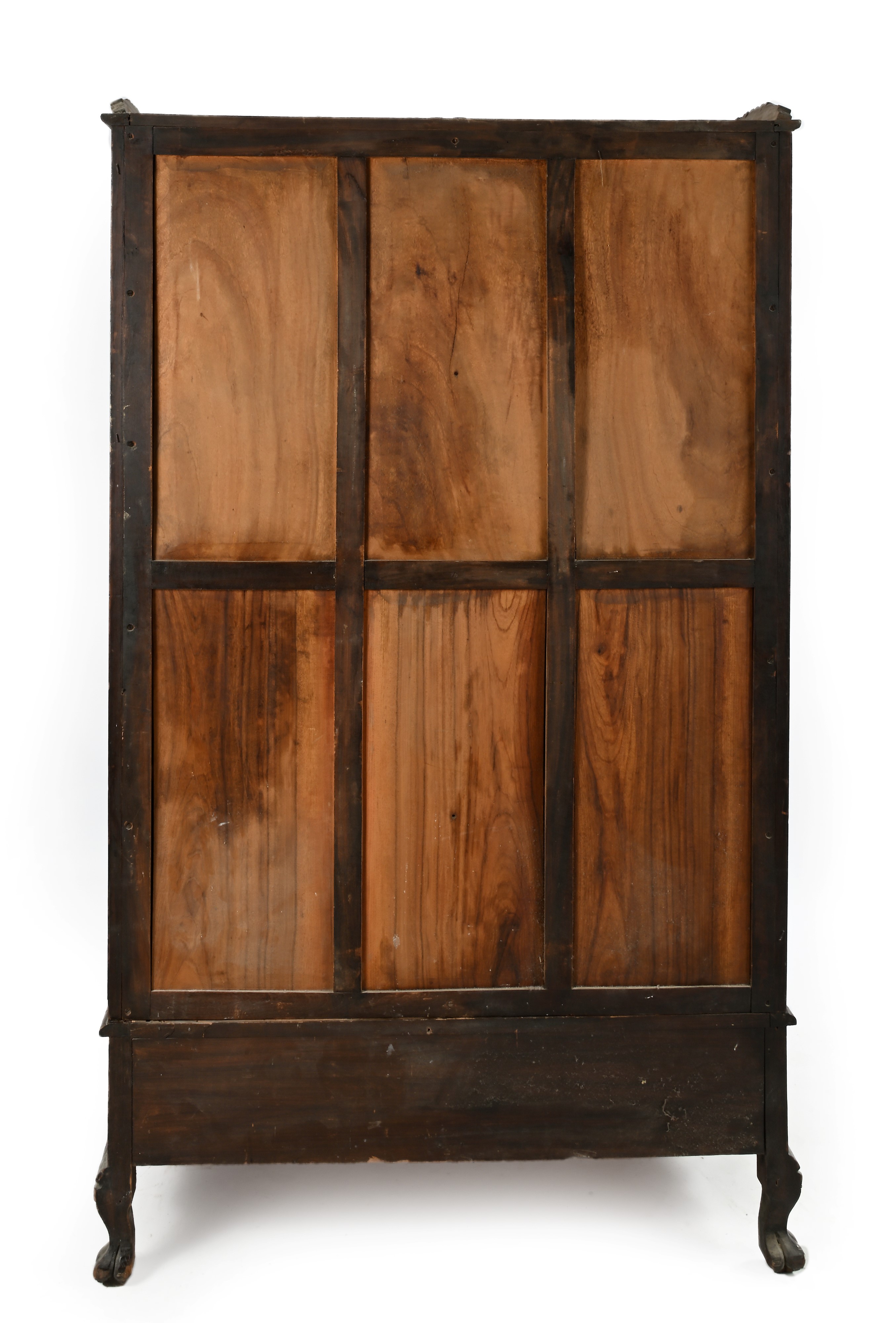 Armadio a due ante in legno intagliato, Cina, Repubblica, XX secolo