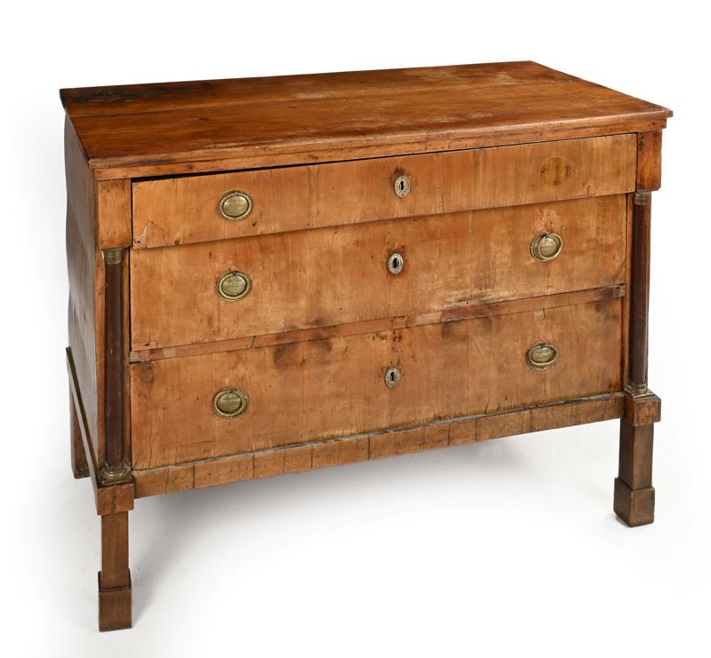 Cassettone Impero in ciliegio, Toscana, XIX secolo