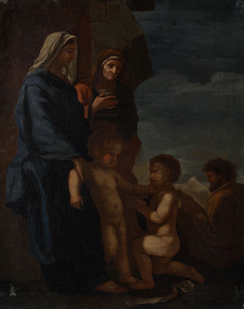 Sacra Famiglia. Madonna col Bambino, Santa Elisabetta e San Giovannino