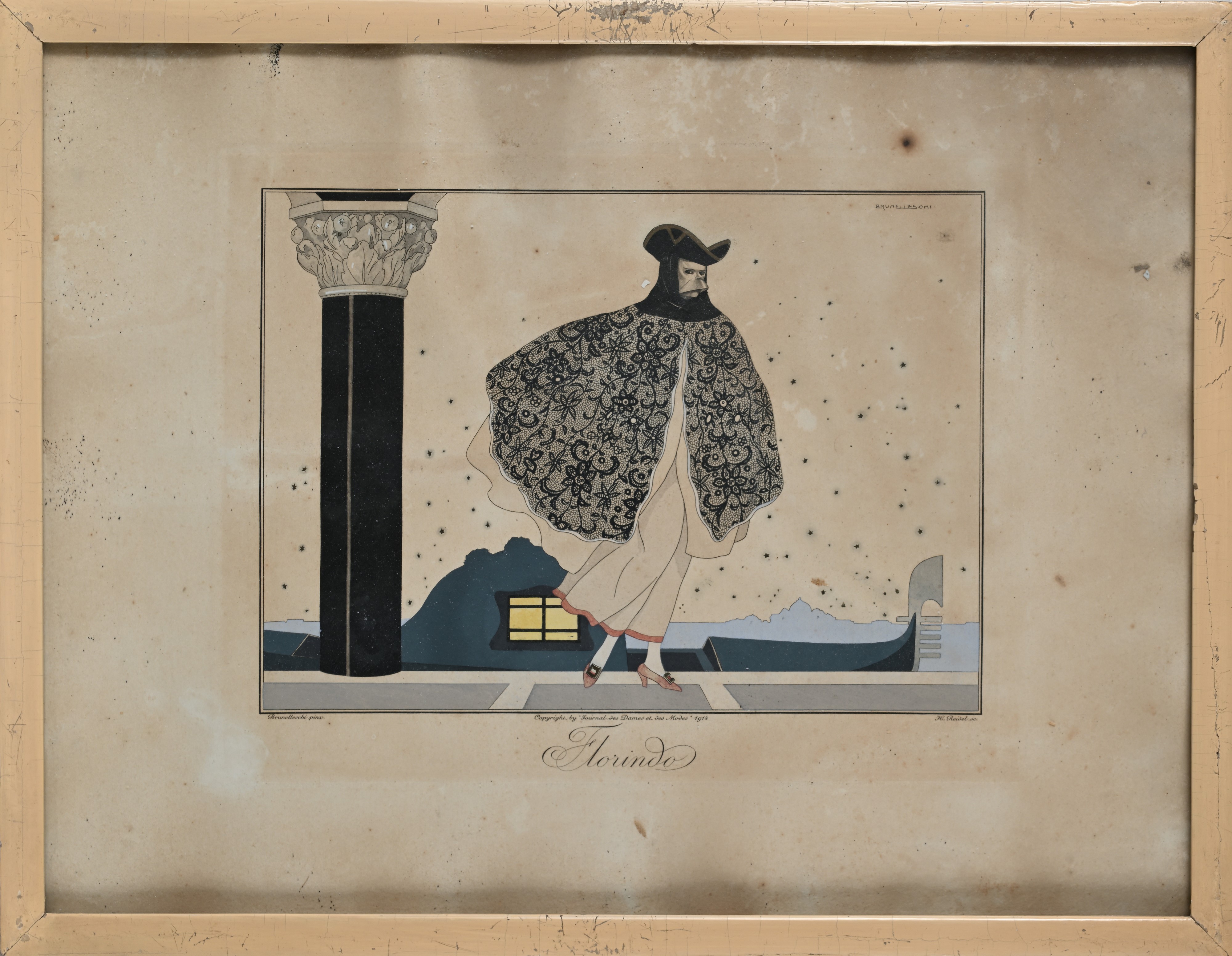 Collezione di 11 incisioni di Umberto Brunelleschi