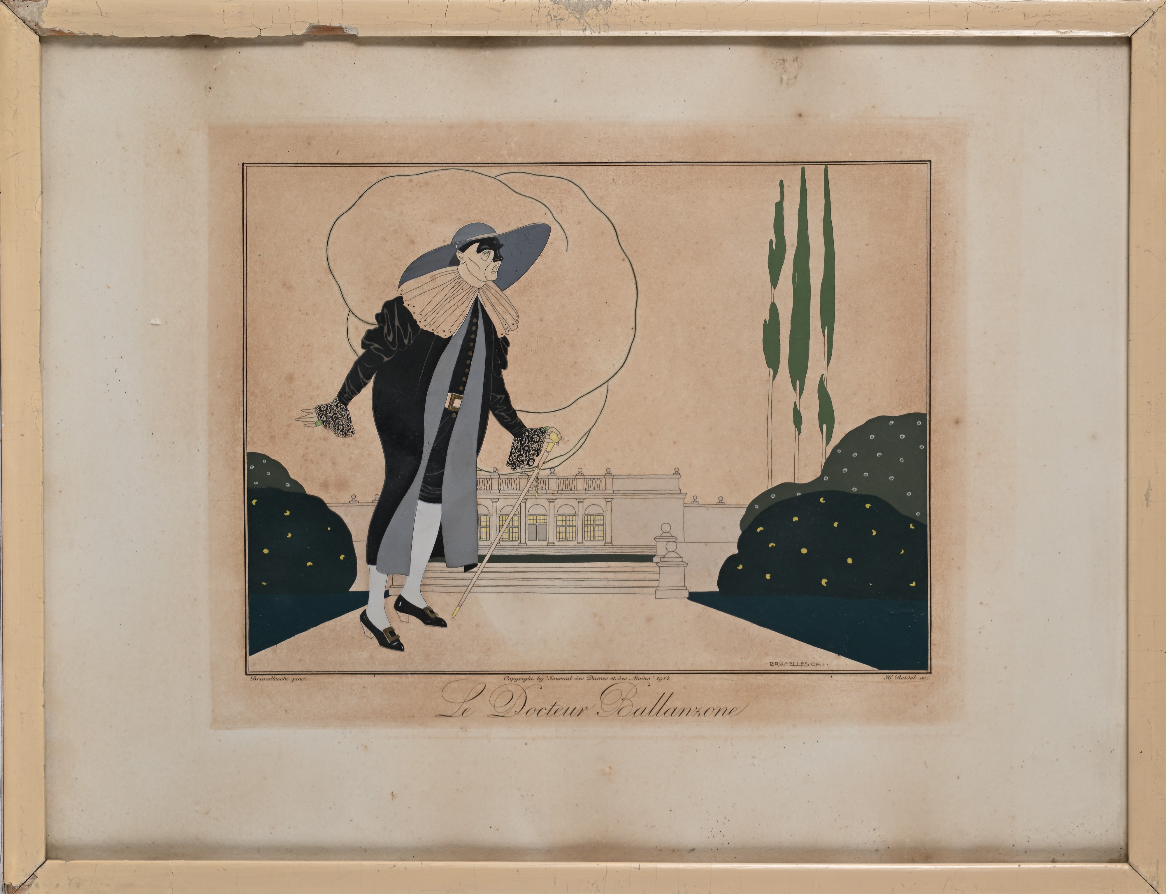 Collezione di 11 incisioni di Umberto Brunelleschi