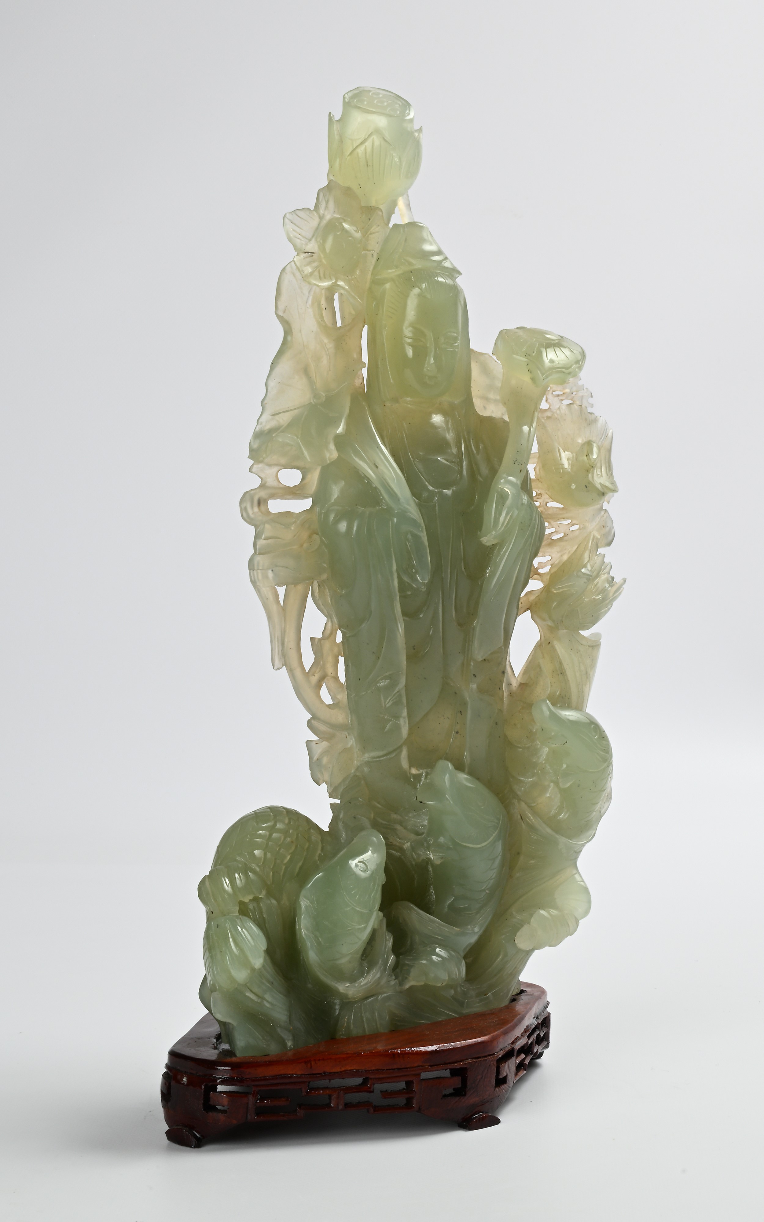 Grande intaglio in giada, seconda metà del XX secolo