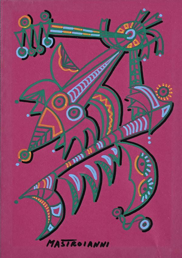 Umberto Mastroianni - Composizione astratta