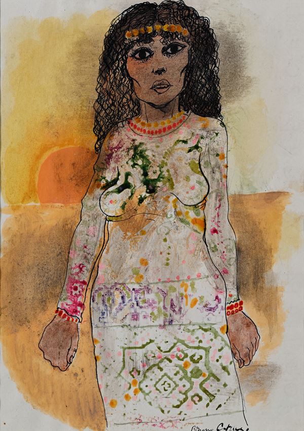 Bruno Caruso - Donna araba - dalla serie sul "Nuovo Testamento"