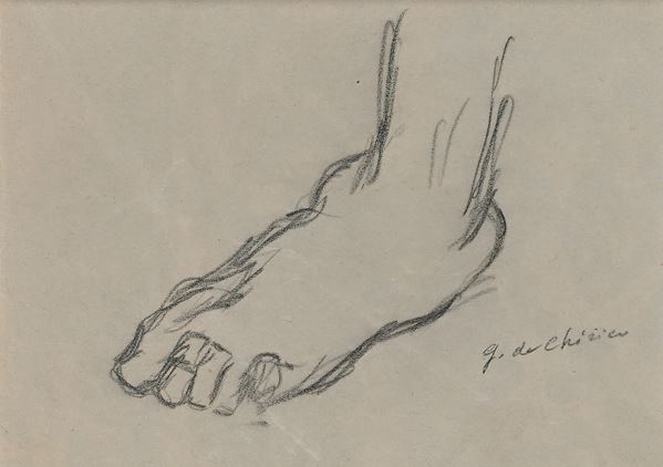 Giorgio De Chirico - Studio di piede