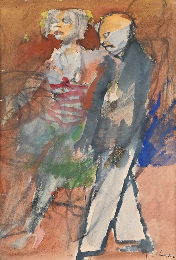 Mino Maccari - A Passeggio