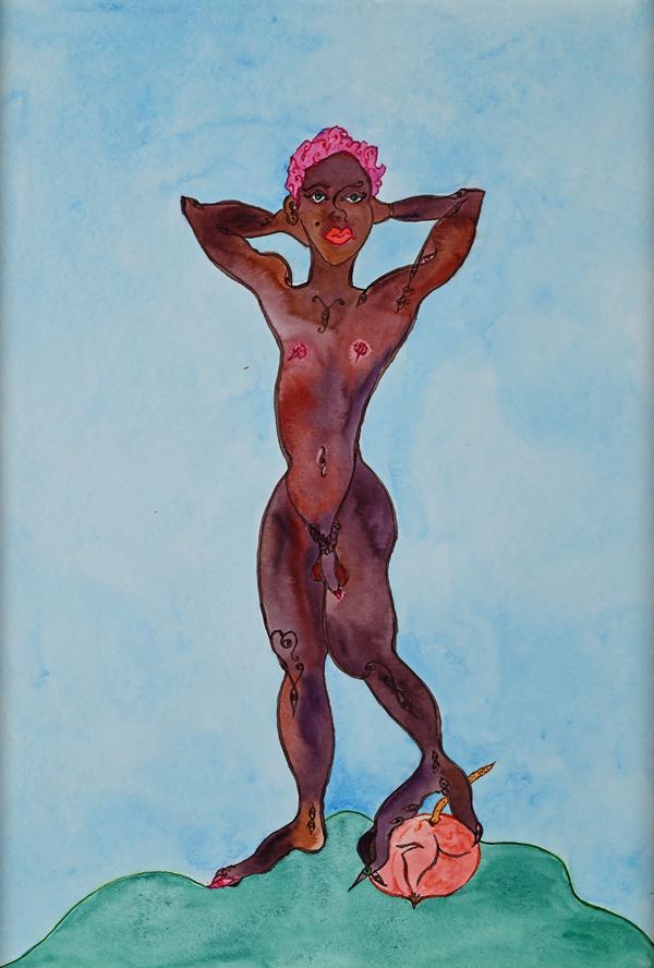 Luigi Ontani - Moro montano del melograno