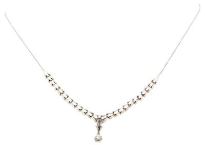 Girocollo Oro Bianco con Catenella Veneziana