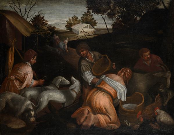 La mungitura delle capre