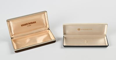 Astucci originali vintage Waterman anni '70/'80 e Parker anni '60/'70