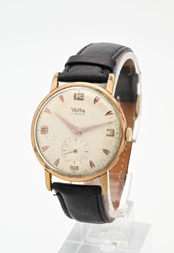 Vetta Cal. 210 Ref. 4806-1 - Orologio da polso da uomo a carica manuale in metallo placcato e fondello in acciaio