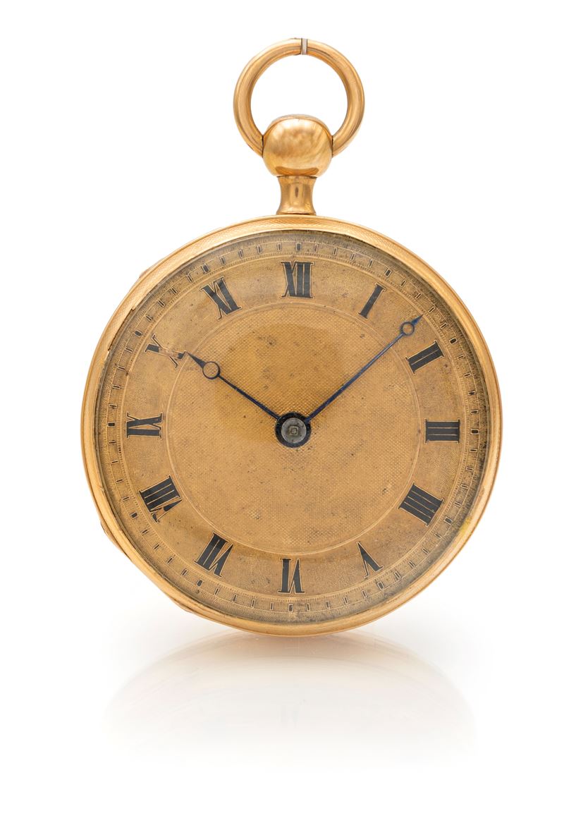 Le Roy, orologio da tasca con suoneria a ore e quarti in oro