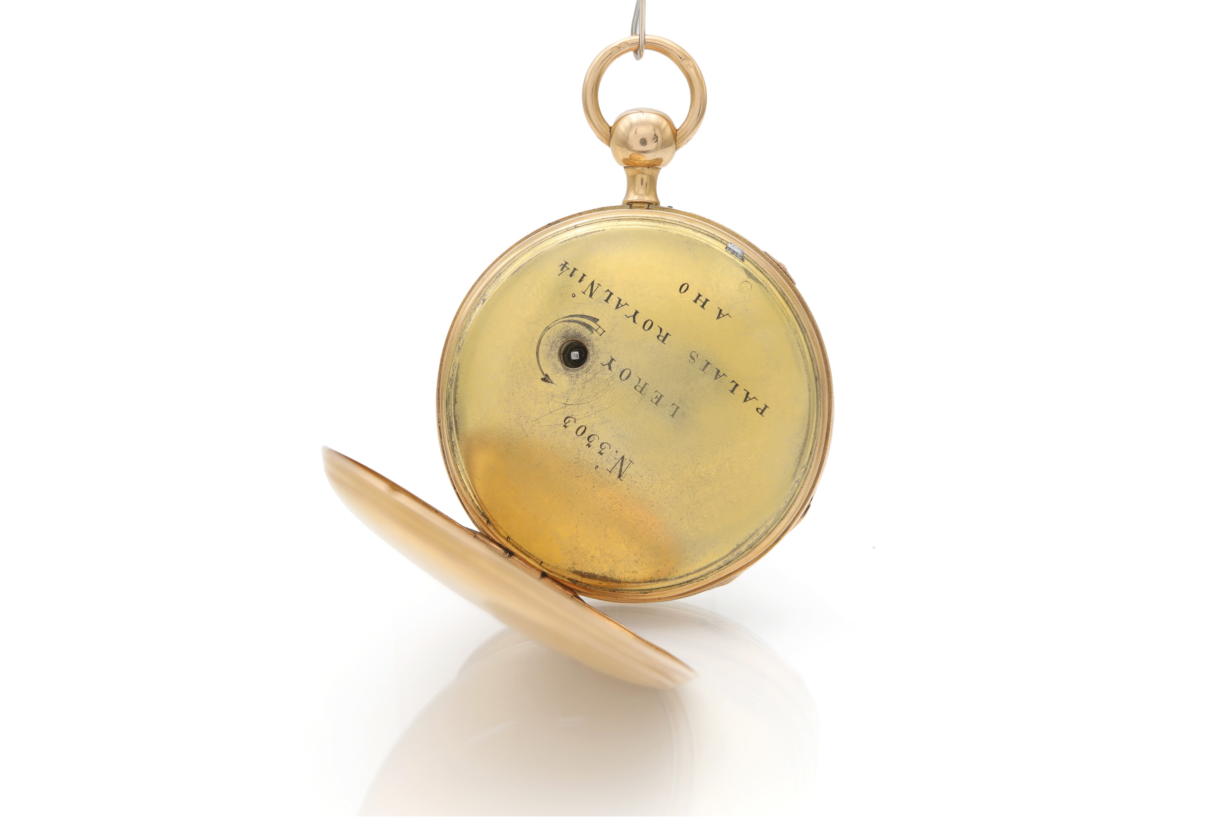 Le Roy, orologio da tasca con suoneria a ore e quarti in oro