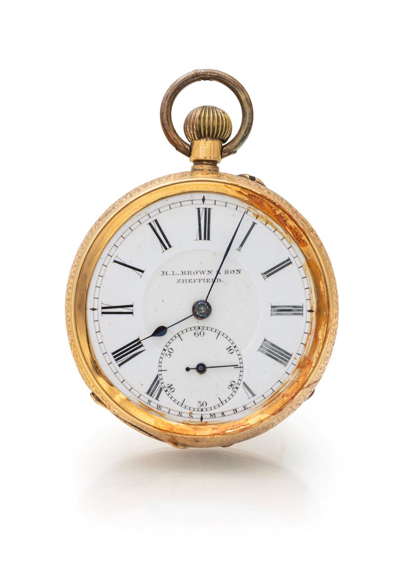 H.L. Brown & Son, orologio da tasca in oro