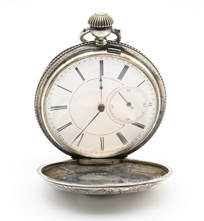 A. Lavallette Locle - Orologio da Tasca Savonette Remontoir in Metallo Argentato