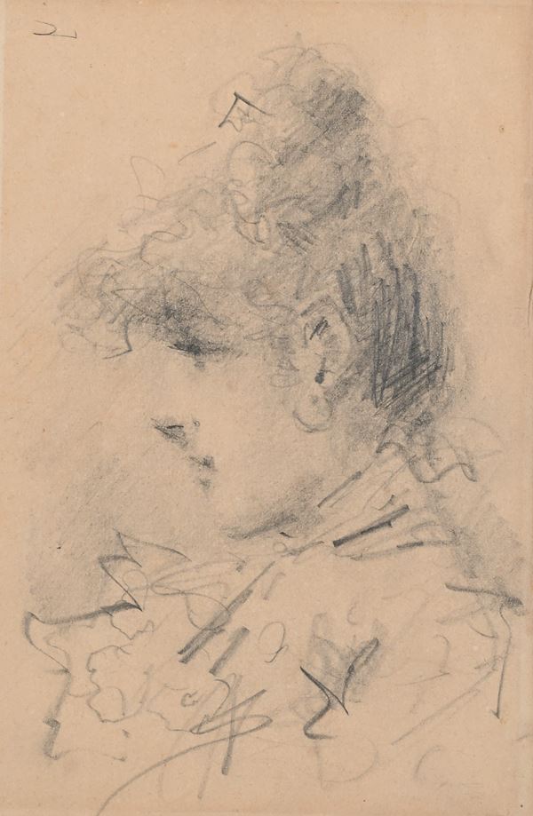 Ritratto di fanciulla di profilo