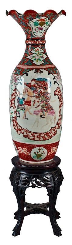 Vaso a Balaustro in Porcellana