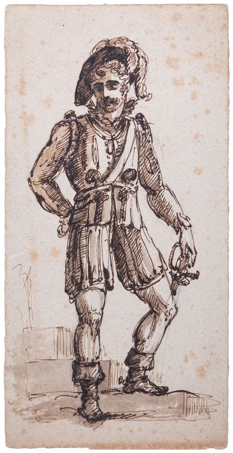 Studio di soldato spagnolo