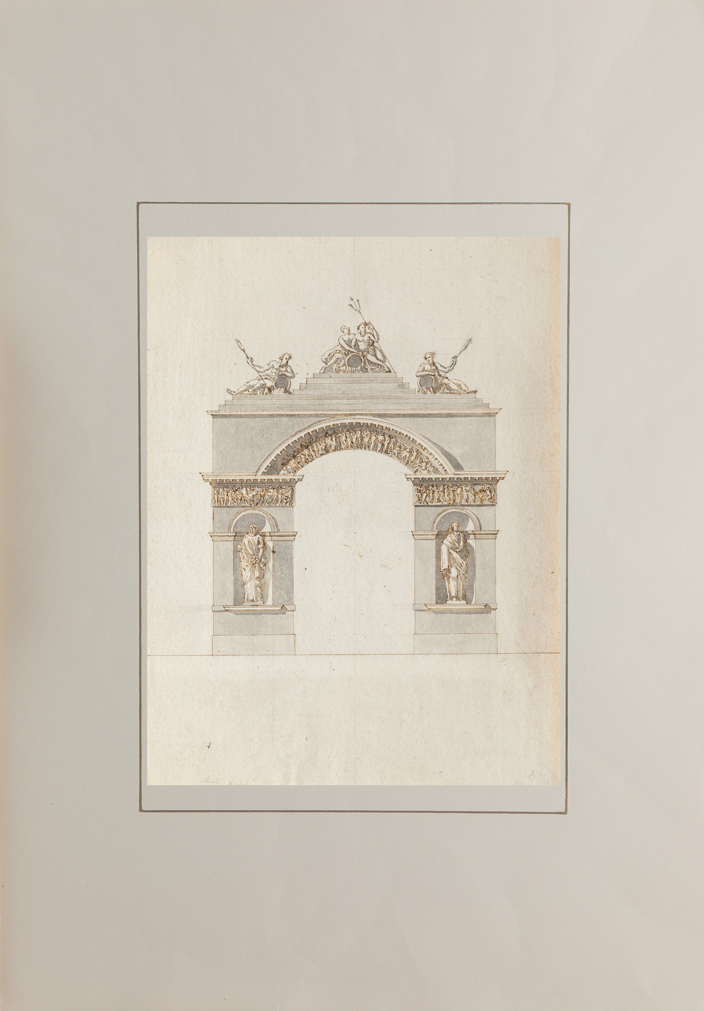 Studio per Arco Trionfale di Porta Nuova a Milano