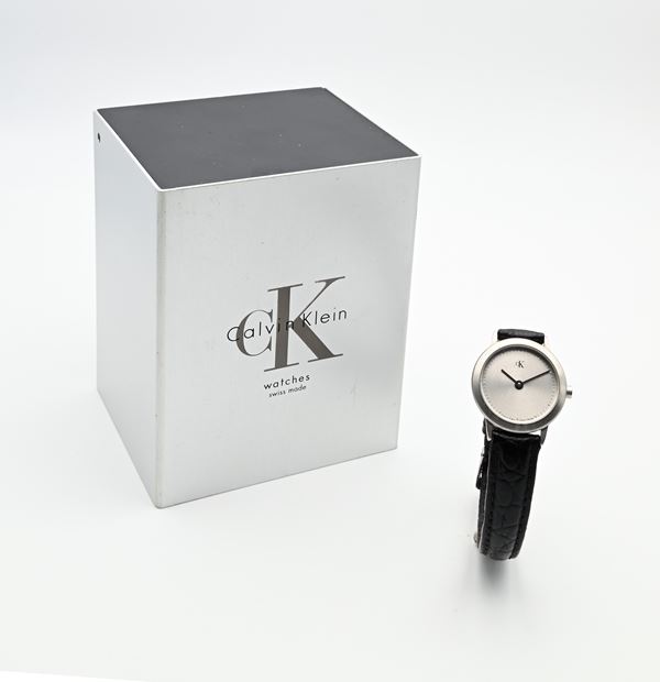 Calvin Klein K343100 - Orologio da polso al quarzo da donna in acciaio 