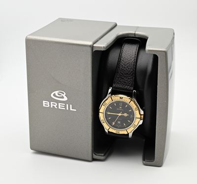 Breil 53977-005 - Orologio da Polso al Quarzo con Calendario da Uomo in Acciaio e Oro