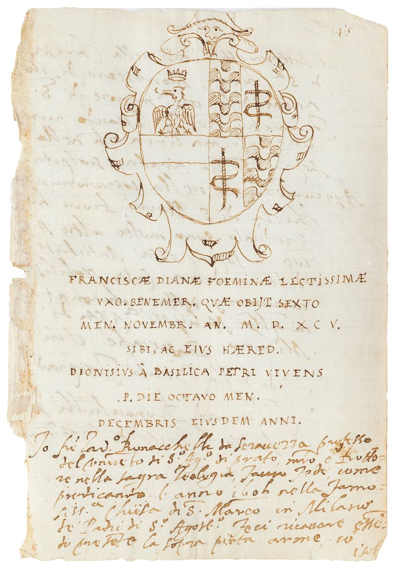 Francesca Diana, Scudo - china su carta