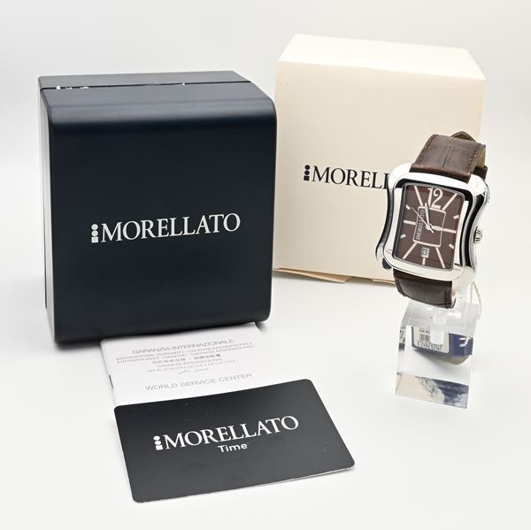 Morellato Natural Diamond S 020E 006 - Orologio da polso al quarzo con datario da uomo in acciaio