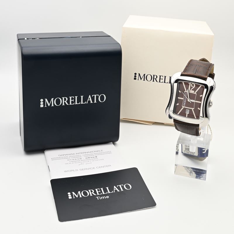 Morellato Natural Diamond S 020e 006 - Orologio da Polso al Quarzo con Datario da Uomo in Acciaio
