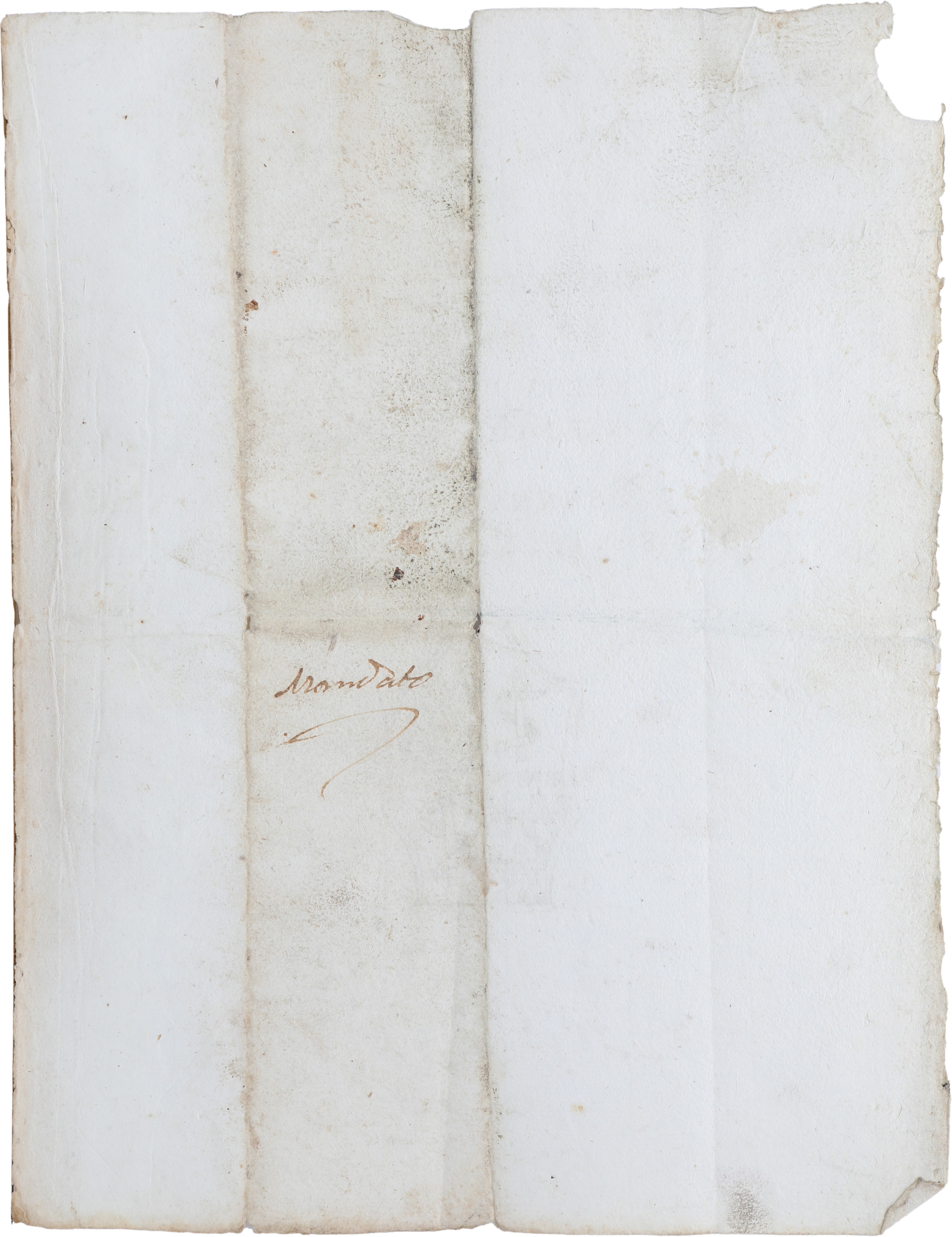 Scuola Italiana del XVIII Secolo - Milanus Primus Rector, china su carta