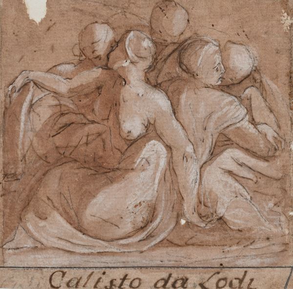 Studio per scena di banchetto