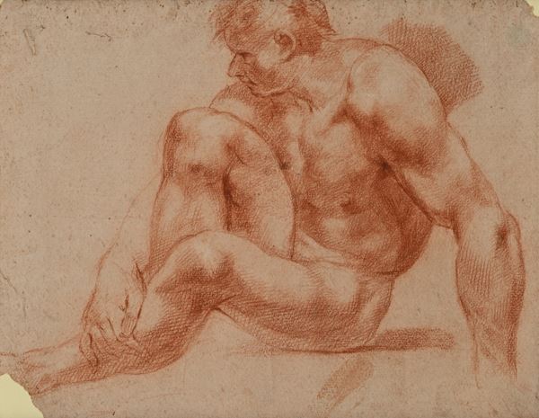 Studio di nudo accovacciato