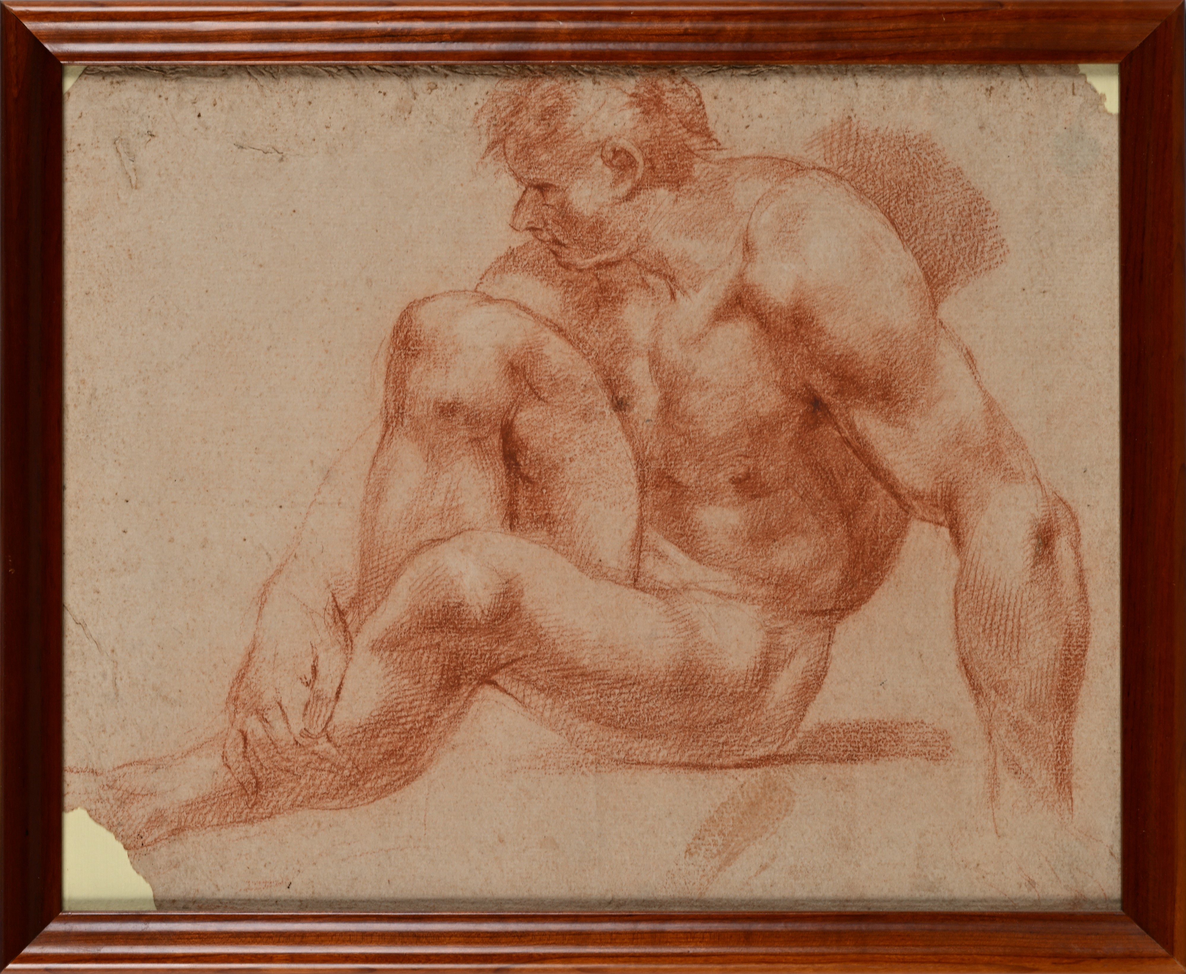 Studio di nudo accovacciato