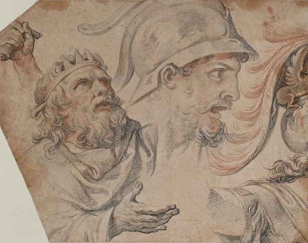 Studio di re Davide e teste