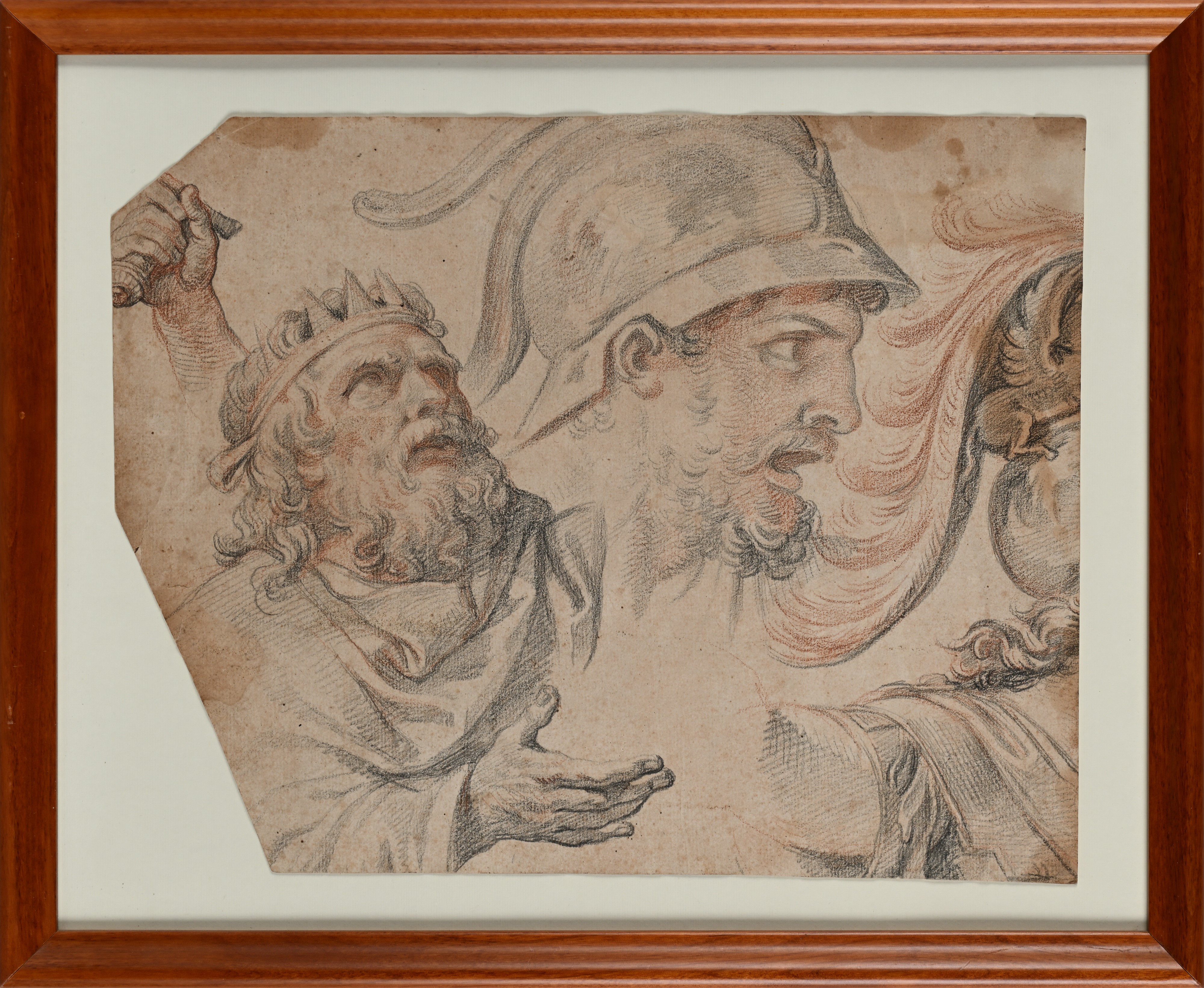 Studio di re Davide e teste