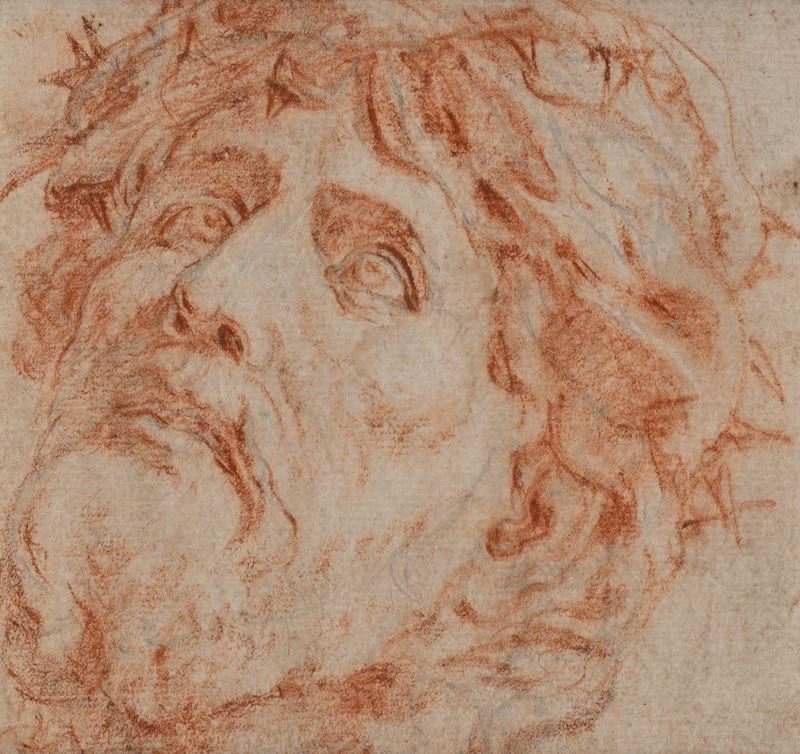 Studio di testa di Cristo