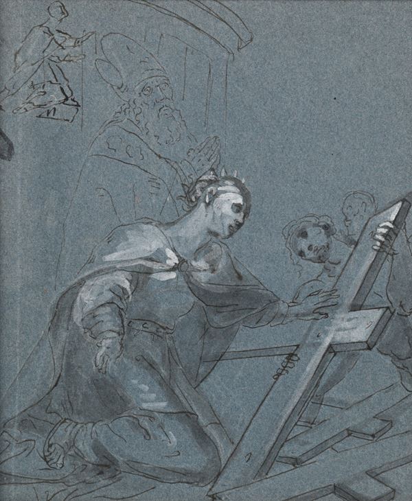 Studio di Vescovo e di Sant'Elena e la vera croce