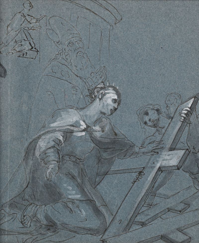 Studio di Vescovo e di Sant'Elena e la vera croce