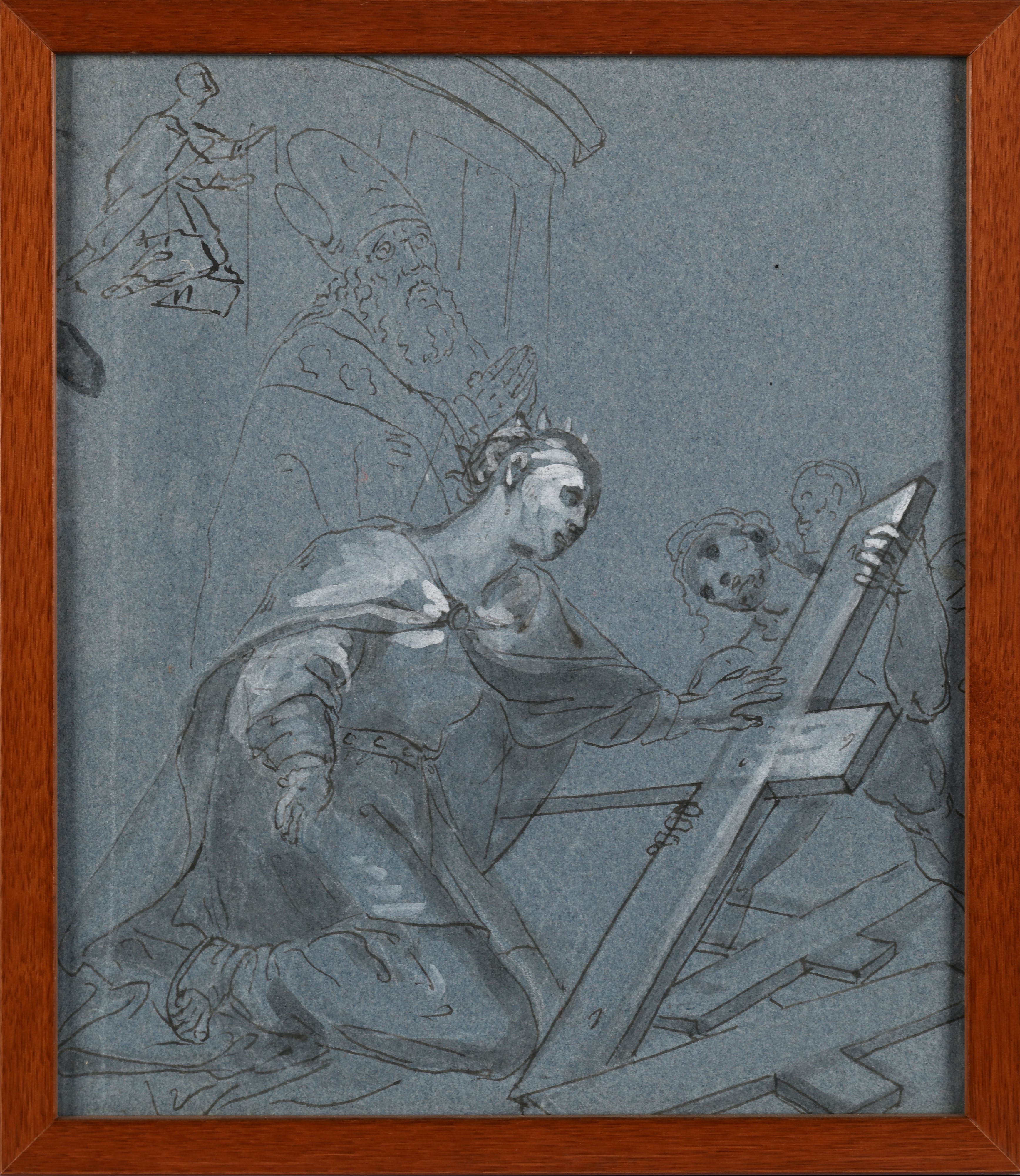 Studio di Vescovo e di Sant'Elena e la vera croce