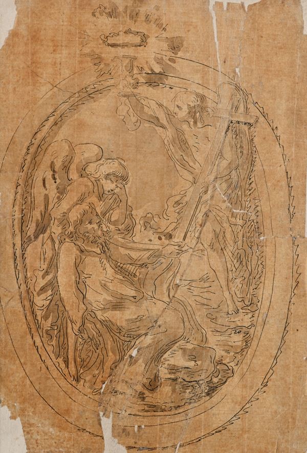 Studio di Cristo nell'orto del Getsemani