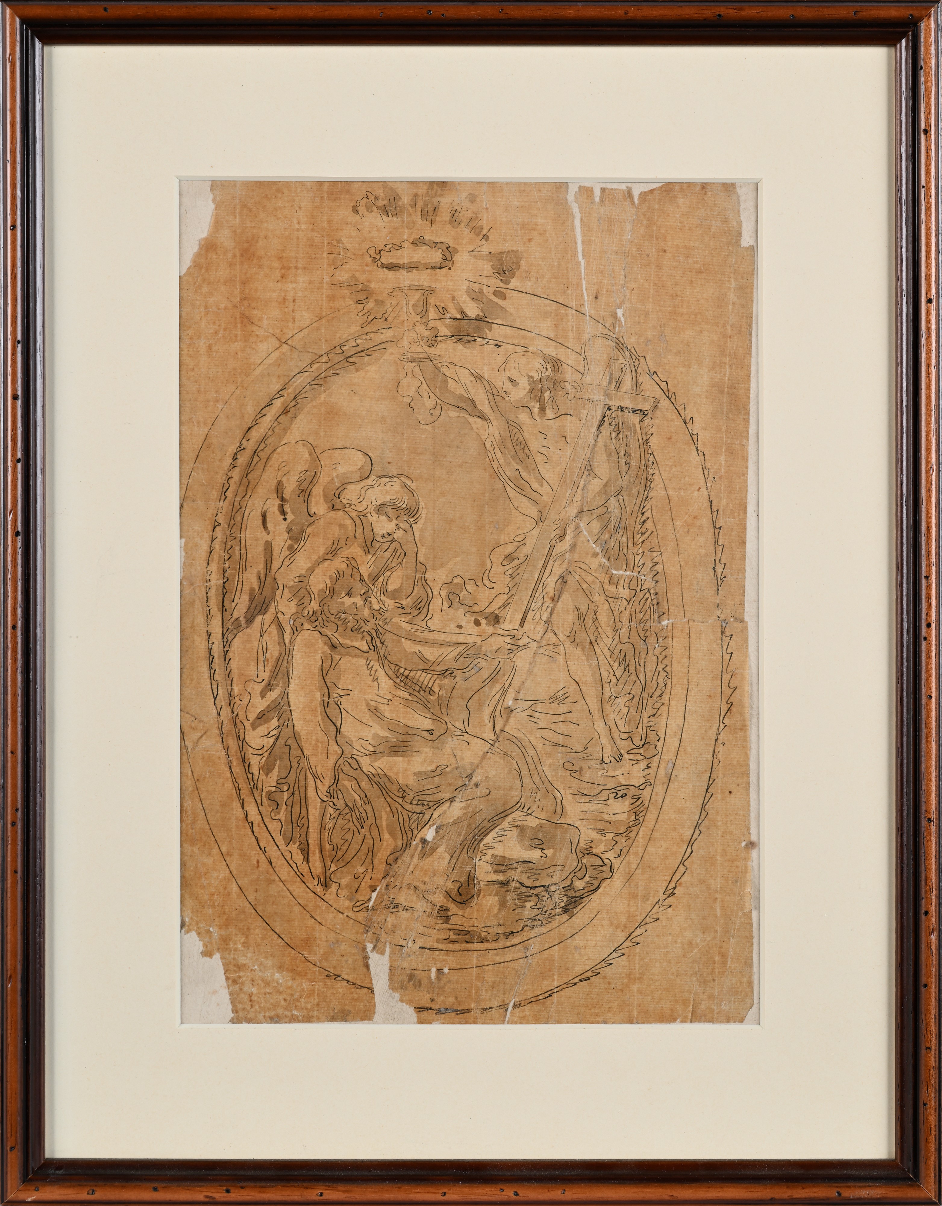 Studio di Cristo nell'orto del Getsemani