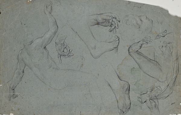 Studio di piedi e torso